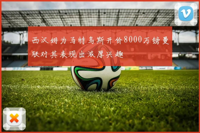 西汉姆为马特乌斯开价8000万镑曼联对其表现出浓厚兴趣
